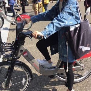 Zara XS ripper denim jacket